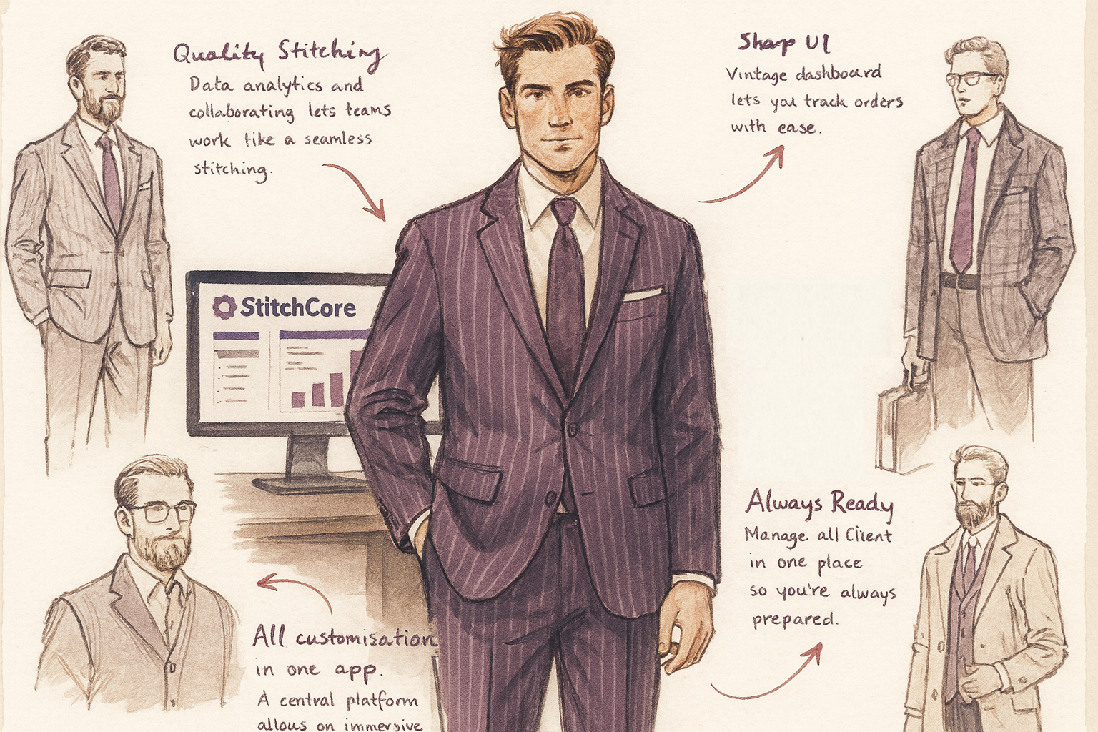 StitchCore — tailoring studio management